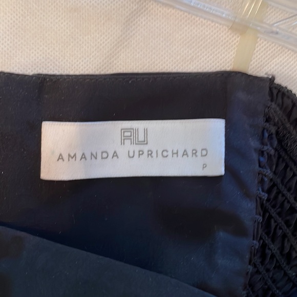 Amanda Uprichard black silk strapless peplum top, size 0 - Picture 4 of 5